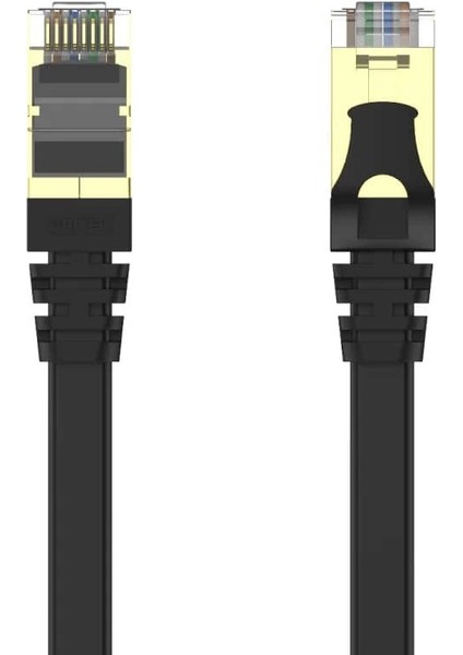 Unıtek Cat7 Patch Kablo 20MT Flat 10GBPS (C1897BK-20M)