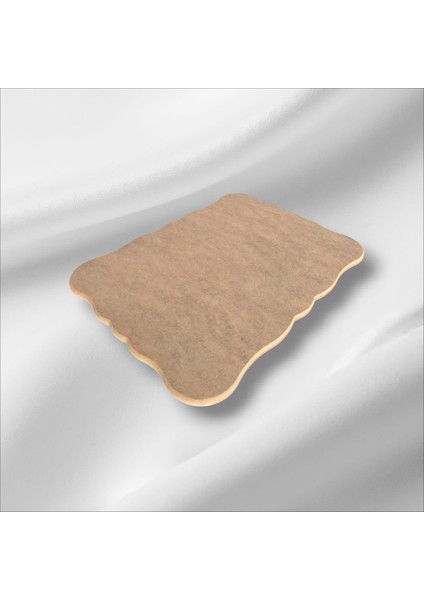 Ahşap Boyanabilir Orta Boy Dikdörtgen Tepsi-Sunumluk indirimleri