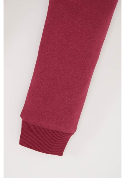 Kız Bebek Beli Lastikli Basic Düz Eşofman Altı D0807A524AU