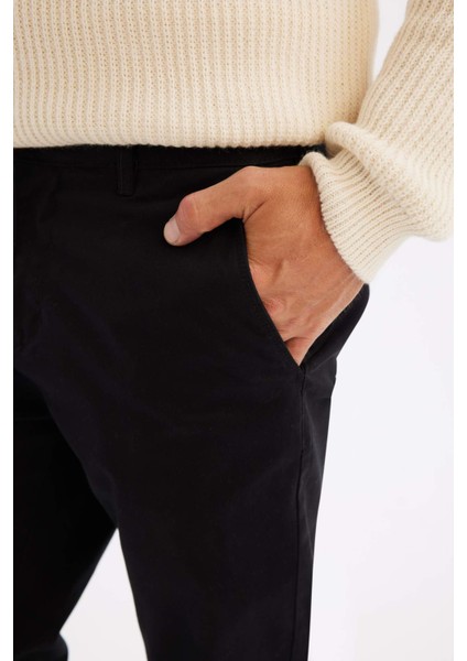 Chino Kanvas Pantolon Tapered Fit Normal Kesim Cepli C9443AX24AU