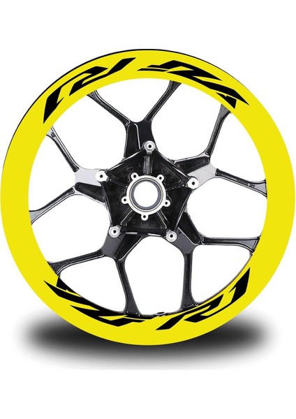 Yzf R1 Yazılı 8li Jant Içi Yazı Sticker Etiket
