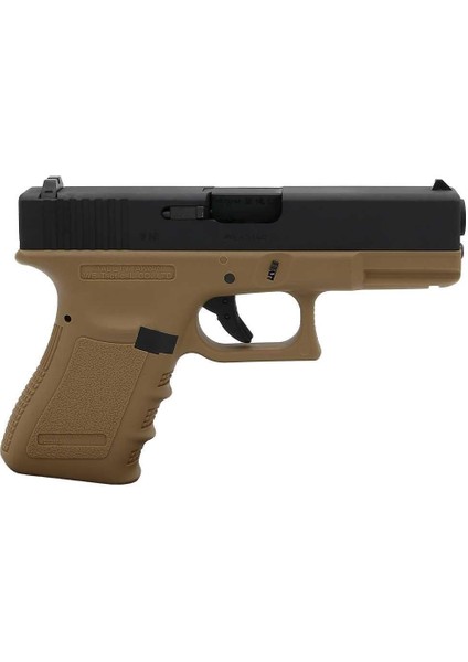 Glock 19 Gen3 Tan + Green Gas + 0.20GR Bb + Taşıma Çantası + Atış Gözlüğü modelleri