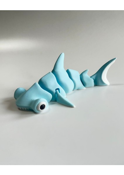 Çekiç Kafalı Köpek Balığı Figürü - Hareketli Eklemli - 14CM fırsatları
