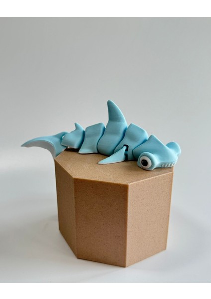 Çekiç Kafalı Köpek Balığı Figürü - Hareketli Eklemli - 14CM indirimleri