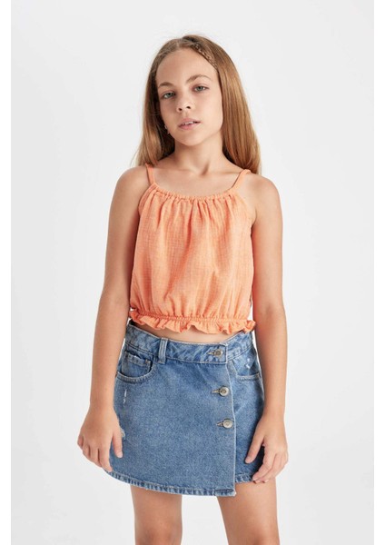 Kız Çocuk Askılı Bluz C4466A824SM