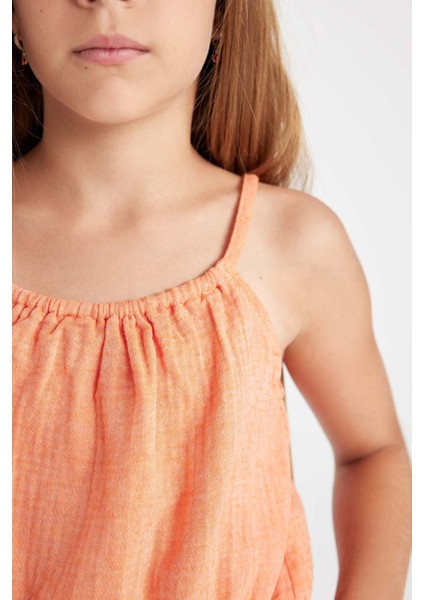 Kız Çocuk Askılı Bluz C4466A824SM