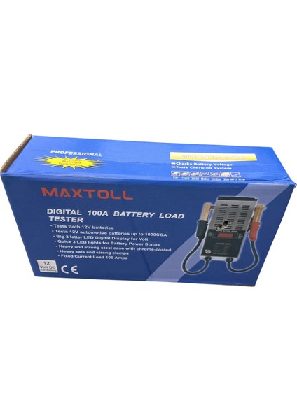 Maxtool Akü Test Cihazı Dijital 12 V modelleri