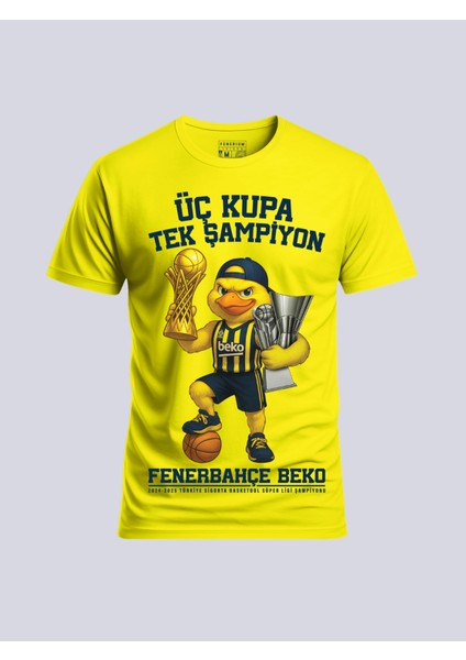 Basket Üç Kupa Tek Şampiyon Tshırt 24