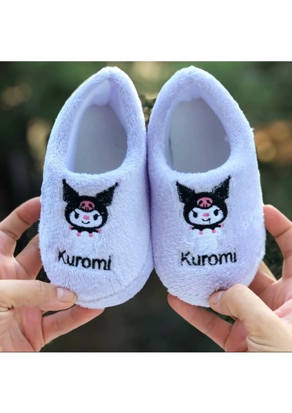 Kız Çocuk Kuromi Panduf Anaokulu Ev Kreş Ayakkabısı