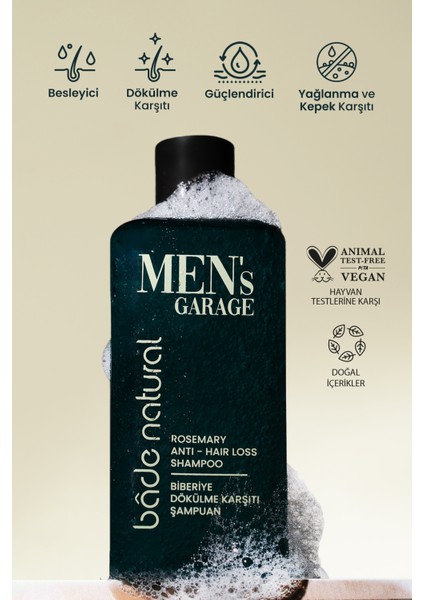 Men's Garage Biberiye Şampuan Besleyici Ve Guçlendirici 300 ml fiyatları
