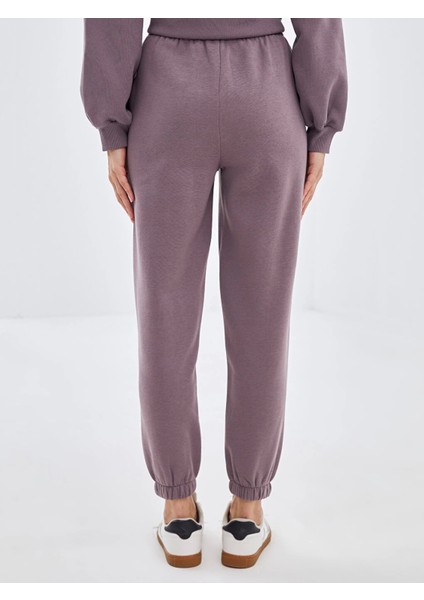 Lcw Vision Mürdüm Beli Lastikli Kadın Kalın Jogger Eşofman Altı fırsatları