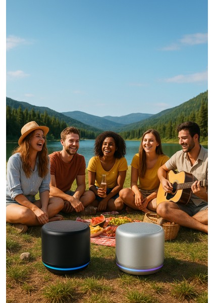 Realme C61 Uyumlu Kompakt Bluetooth Hoparlör – Uzun Pil Ömrü (5 Saat) | Kablosuz Hoparlör modelleri