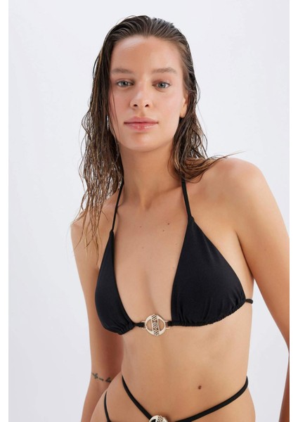 Declara x DeFacto Üçgen Bikini Üstü C5806AX24HS