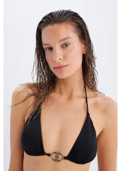 Declara x DeFacto Üçgen Bikini Üstü C5806AX24HS