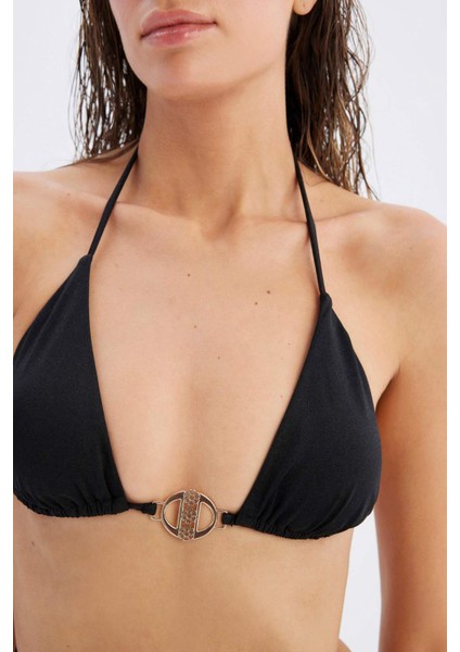 Declara x DeFacto Üçgen Bikini Üstü C5806AX24HS