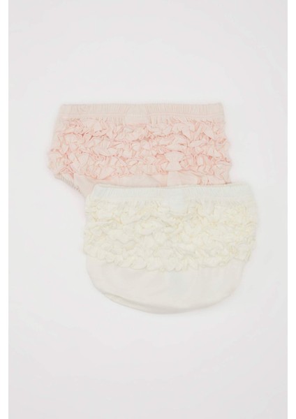 Kız Bebek Penye 2'li Şort C9605A524SM