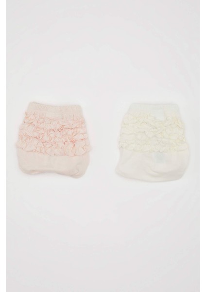 Kız Bebek Penye 2'li Şort C9605A524SM