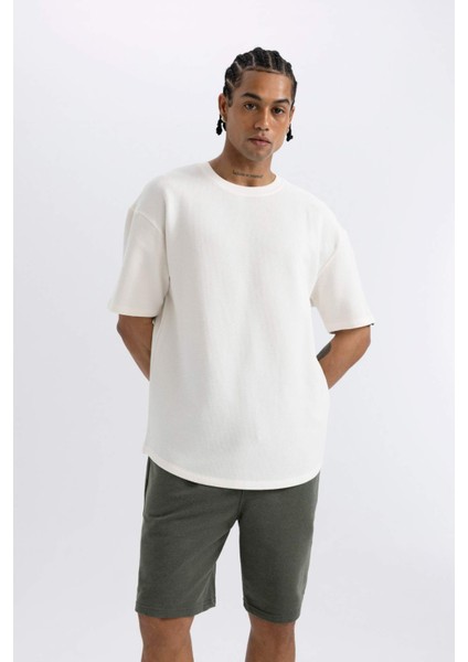 Slim Fit Dar Kesim Cepli Basic Düz Şort R3442AZ24SM