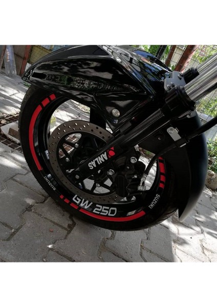 Suzuki GW250 Inuzama Jant Sticker Etiket Modeli