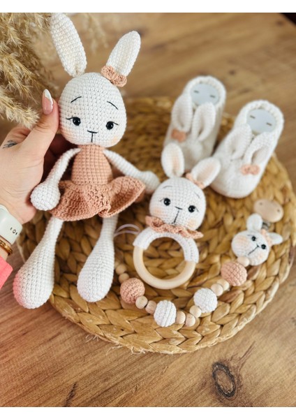 Amigurumi Lena 4lü Tavşan Set