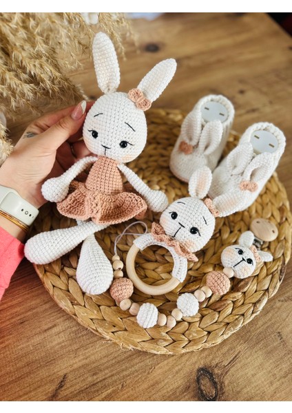 Amigurumi Lena 4lü Tavşan Set modelleri