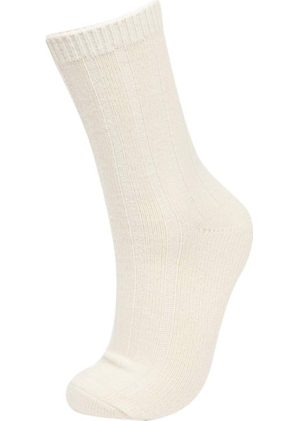 Kadın 3'lü Kışlık Bot Çorabı D1190AXNS