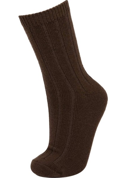 Kadın 3'lü Kışlık Bot Çorabı D1190AXNS