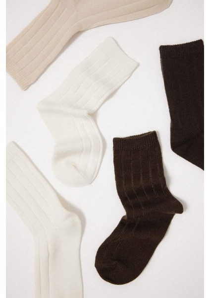 Kadın 3'lü Kışlık Bot Çorabı D1190AXNS