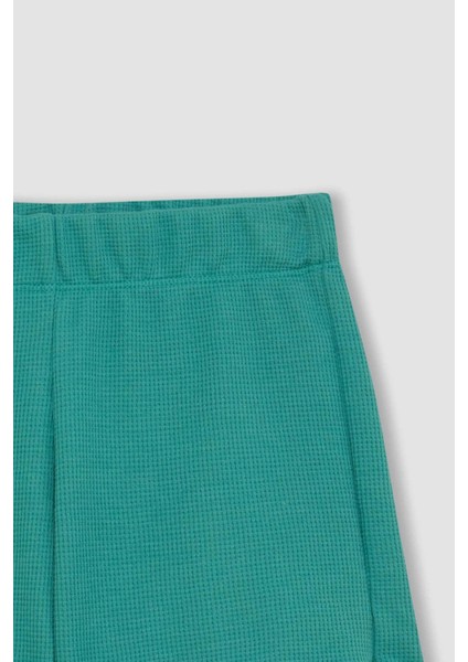 Kız Çocuk Waffle Şort D0903A824HS