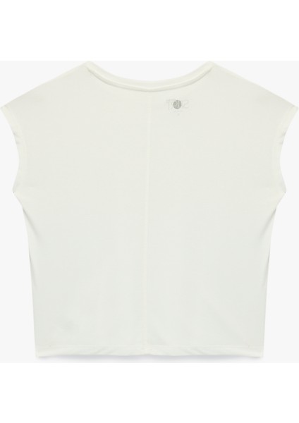 Rahat Kalıp Modal Kumaş Bisiklet Yaka Spor Sıfır Kol Tişört fiyatları