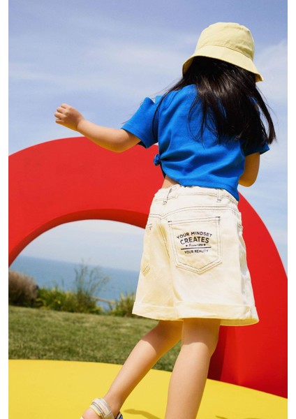 Kız Çocuk Pamuklu Şort C9300A824SM