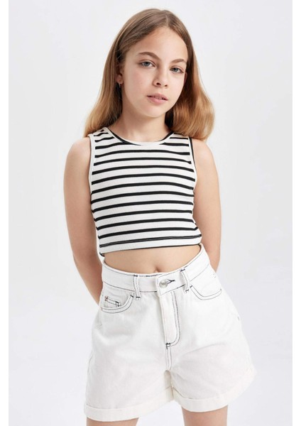 Kız Çocuk Pamuklu Şort C9300A824SM