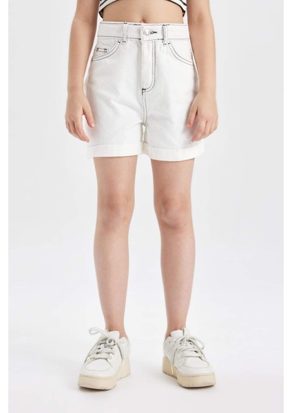 Kız Çocuk Pamuklu Şort C9300A824SM