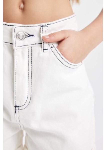 Kız Çocuk Pamuklu Şort C9300A824SM