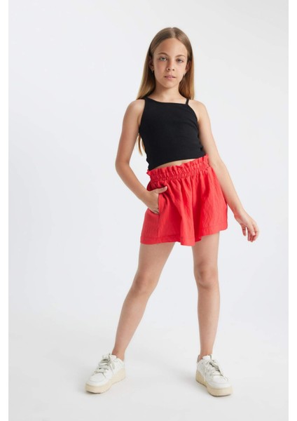 Kız Çocuk Basic Düz Şort C9298A824SM