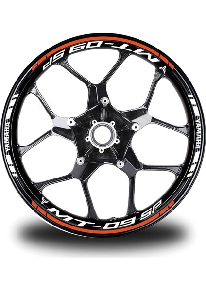 Sarı Honda Rrr Takım Jant Sticker Etiket