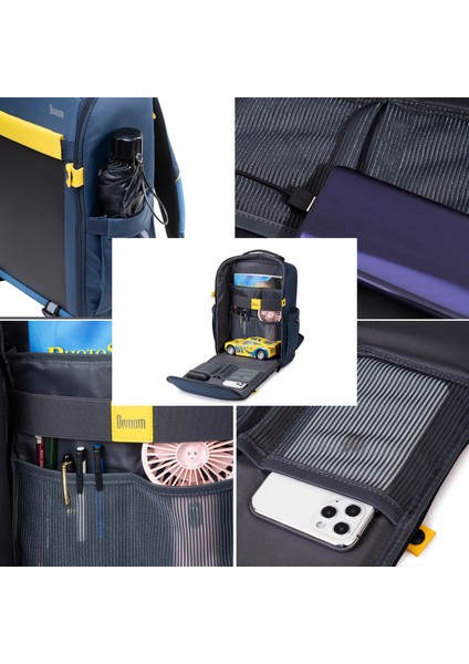 Pixoo Backpack S Mavi Ledli Sırt Çantası