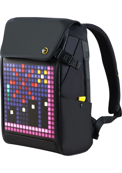 Pixoo Backpack M Siyah Ledli Sırt Çantası fiyatları