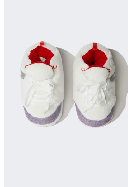 Erkek Çocuk Sneaker Görünümlü Pelüş Panduf C8626A824WN