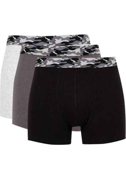 Regular Fit 3'lü Boxer