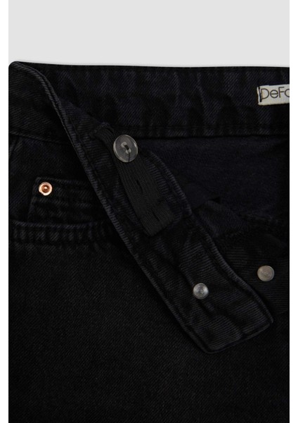 Kız Çocuk Mom Fit Jean Şort D1712A824SM