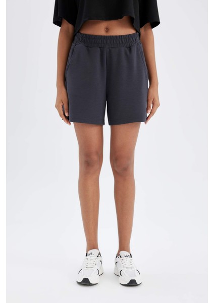 Fit Standart Fit Sporcu Kısa Paça Modal Şort D1278AX24HS