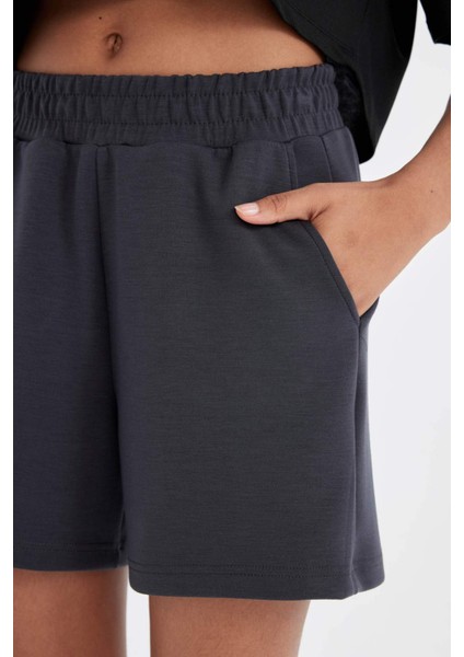 Fit Standart Fit Sporcu Kısa Paça Modal Şort D1278AX24HS