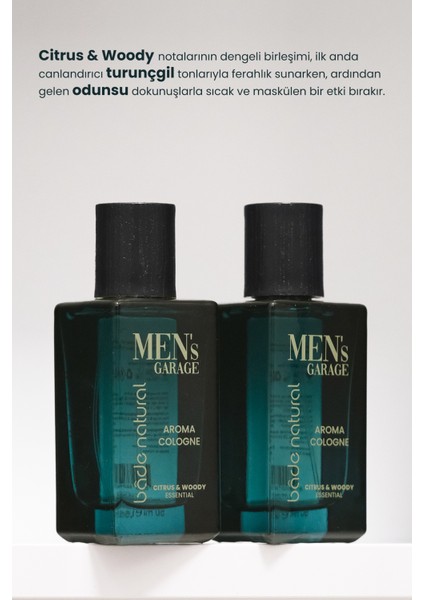 Men's Garage Aroma Kolonya Ferahlatıcı ve Tazeleyici 50 ml fırsatları