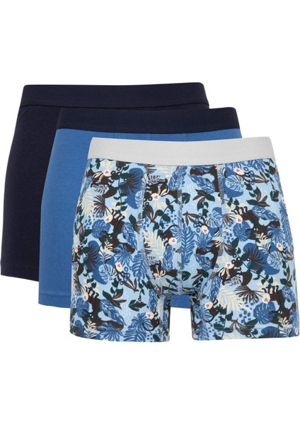 Regular Fit Hayvan Baskılı 3'lü Boxer C9537AX24WN