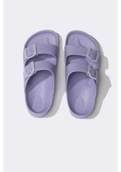 Kız Çocuk Eva Çift Bantlı Tokalı Terlik T4067A624SM