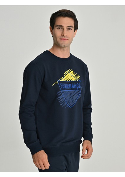 Erkek Trıbun Brush Detaylı Sweat modelleri