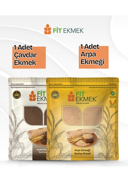 Arpa Lavaş Ekmeği 300GR ve Çavdar Lavaş Ekmeği 300GR