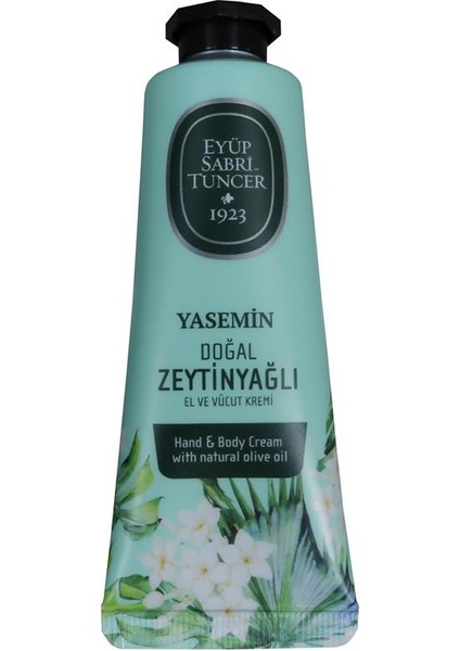 Yaseminli El ve Vücut Kremi 50 ml – Doğal Zeytinyağlı, Organik ve Hızlı Emilim Formülü
