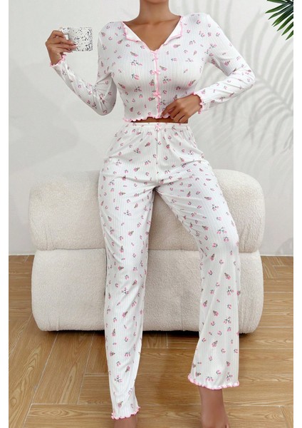Baskılı Özel Kumaş Pijama Takımı fiyatları